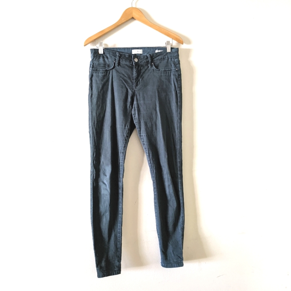 🌟 Jessica Simpson Green Super Skinny Denim Jeans Size 8
